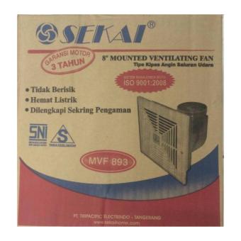 Sekai MVF893 Ceiling Exhaust Fan Plafon 8 Inch - PUTIH Maret 2019 - 3 Sekai MVF893 Ceiling Exhaust Fan Plafon 8 inch - PUTIH - 3