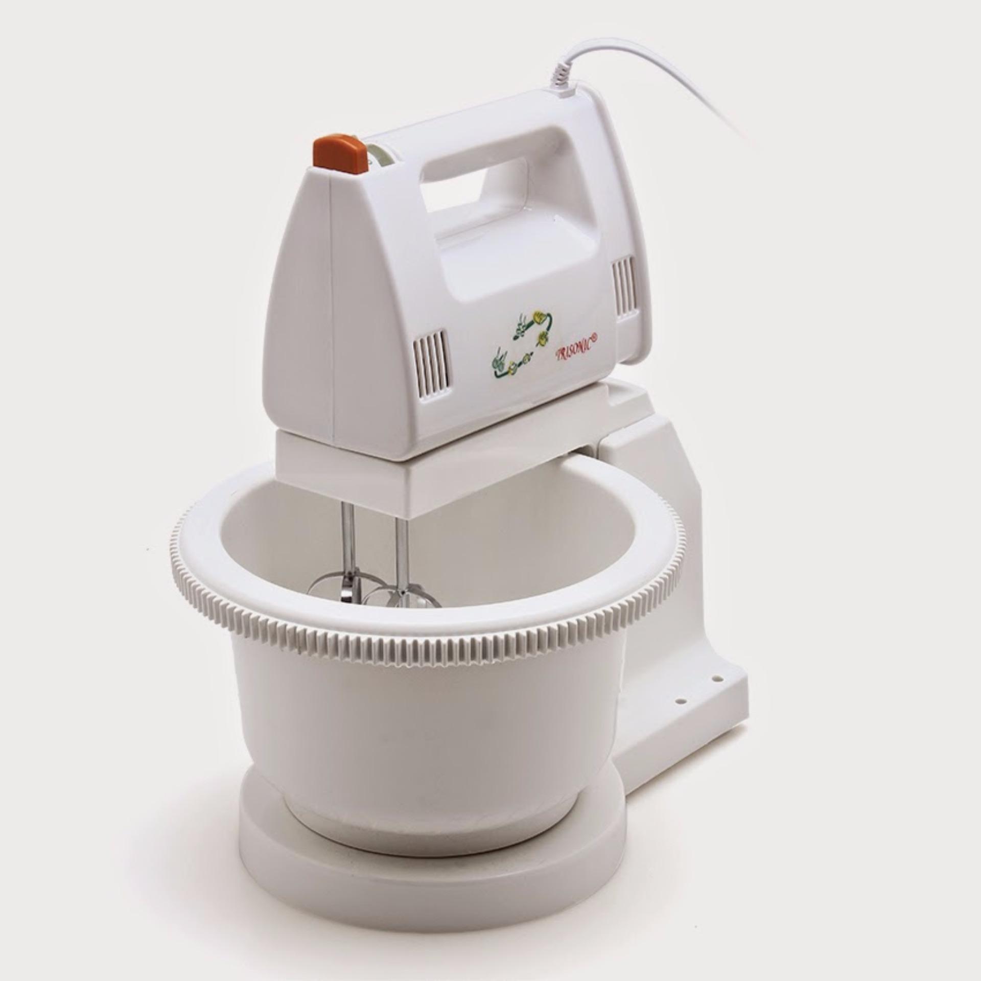 TRISONIC T1505 Mixer Com Alat Pengaduk MURAH BERKULITAS - Putih