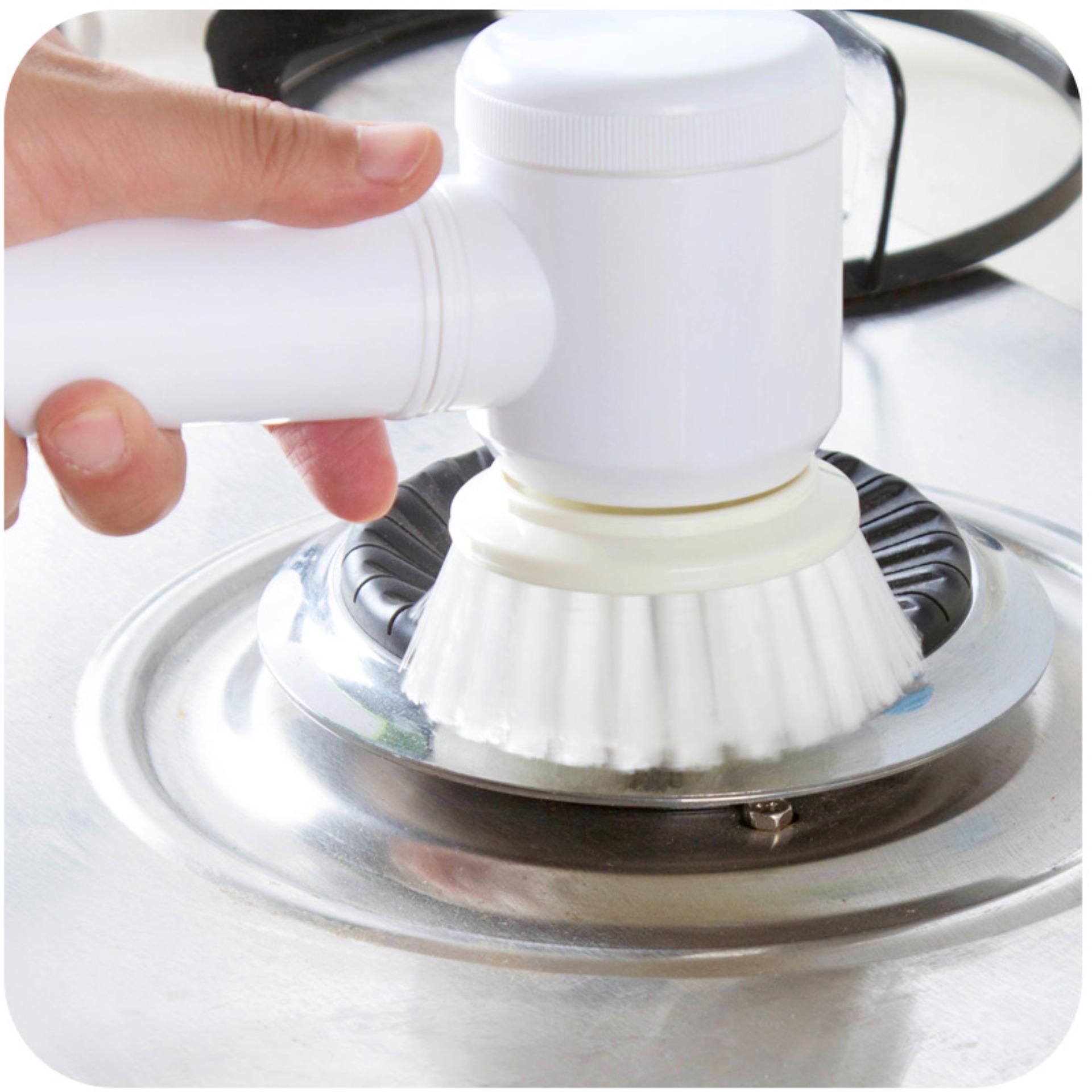 ... Universal Magic Brush Electric Cleaning Brush / Sikat Elektrik -White ...