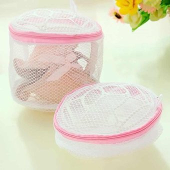 Wash Bag Laundry Washing Mesh Net Lingerie Underwear Bra ClothesSocks White - intl