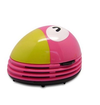 Gambar xfsmy Mini Table Dust Vaccum Cleaner Pink Toucan Prints Design  intl