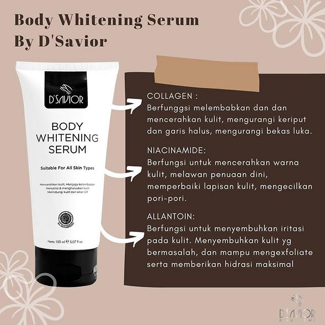 body whitening serum