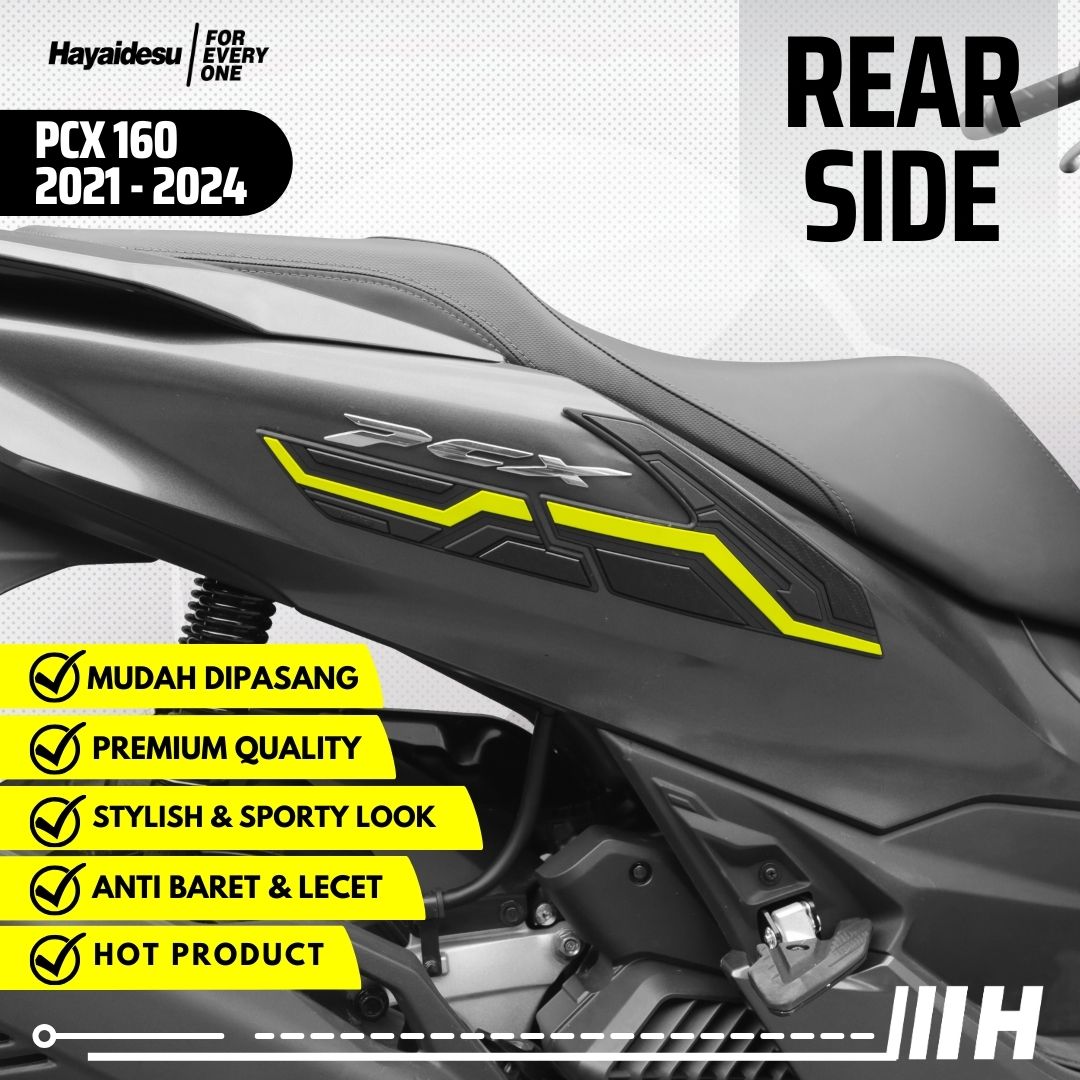 Hayaidesu PCX 160 (2021-2024) Body Protector REAR SIDE Cover Harga 108,000 rupiah*Gratis Ongkir