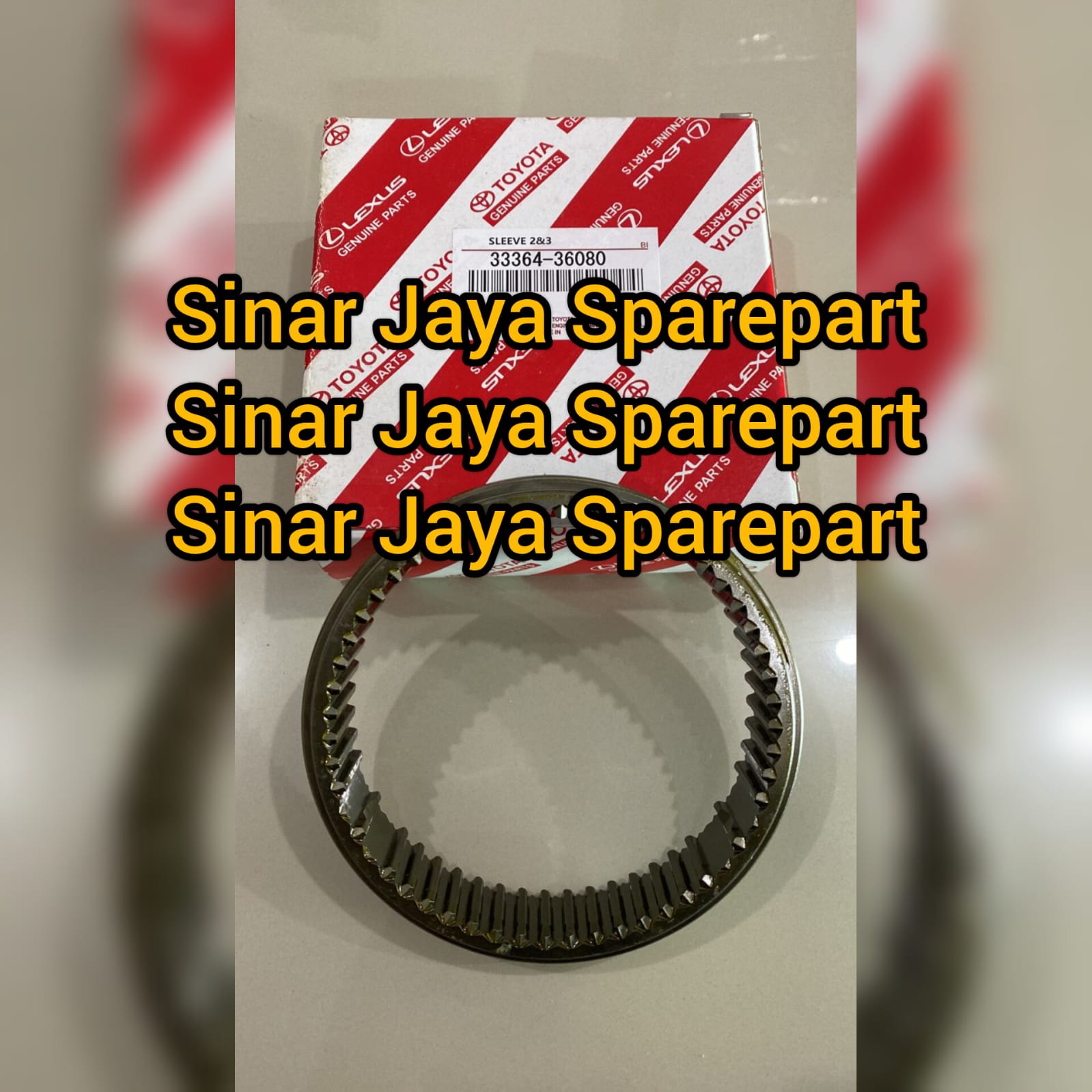 Sleeve Gigi 2 & Gigi 3 Toyota Dyna 125ht 125lt Hino Dutro 125ht 125lt 33364-36080 Harga 750,000 rupiah*Gratis Ongkir