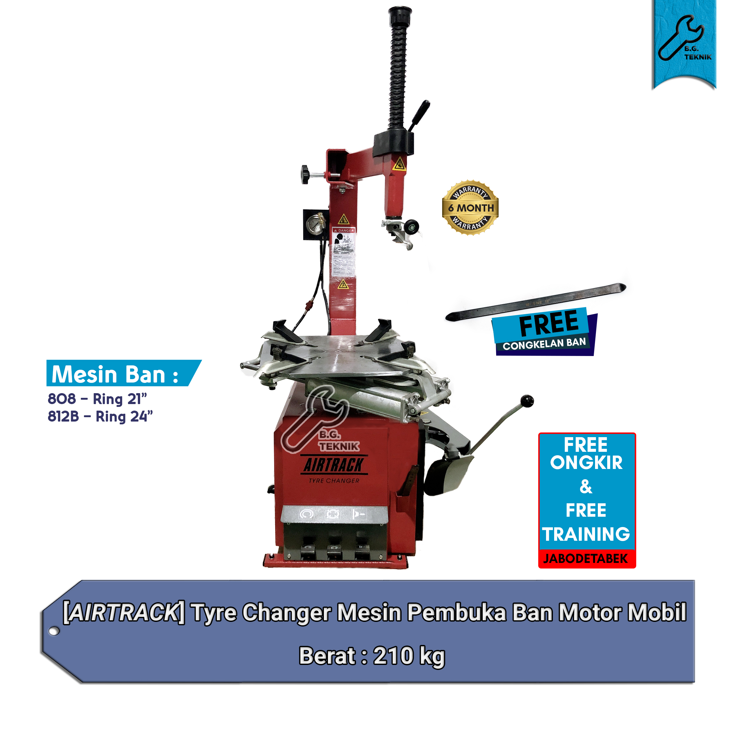 Tyre Changer Mesin Pembuka Ban Mobil Motor Besar - 24" Harga 15,850,000 rupiah*Gratis Ongkir