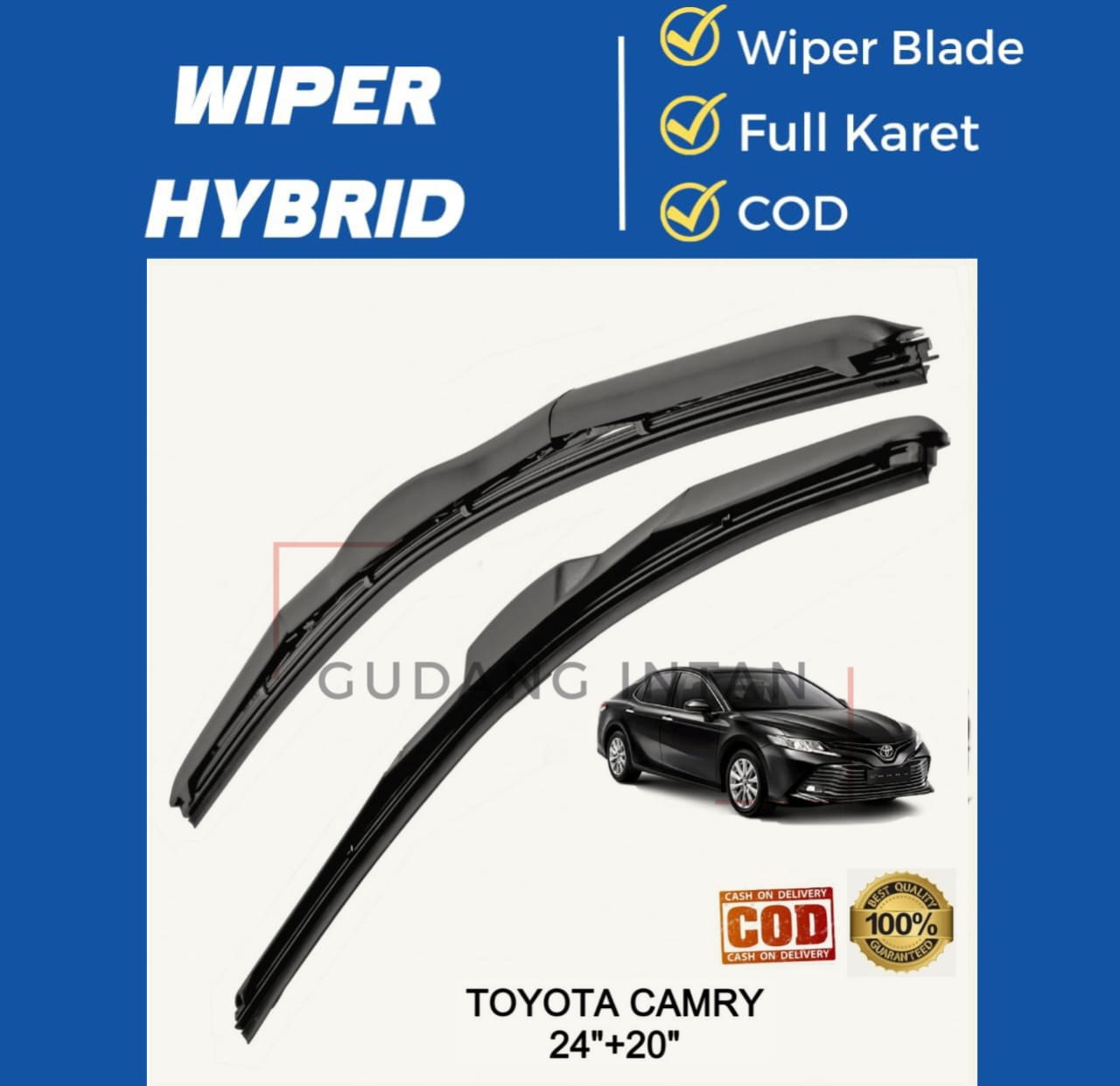 Wiper Hybrid Kanan Kiri 1 Set Mobil Toyota Camry - Gudang Intan Harga  86,500 Ringgit*Penghantaran Percuma