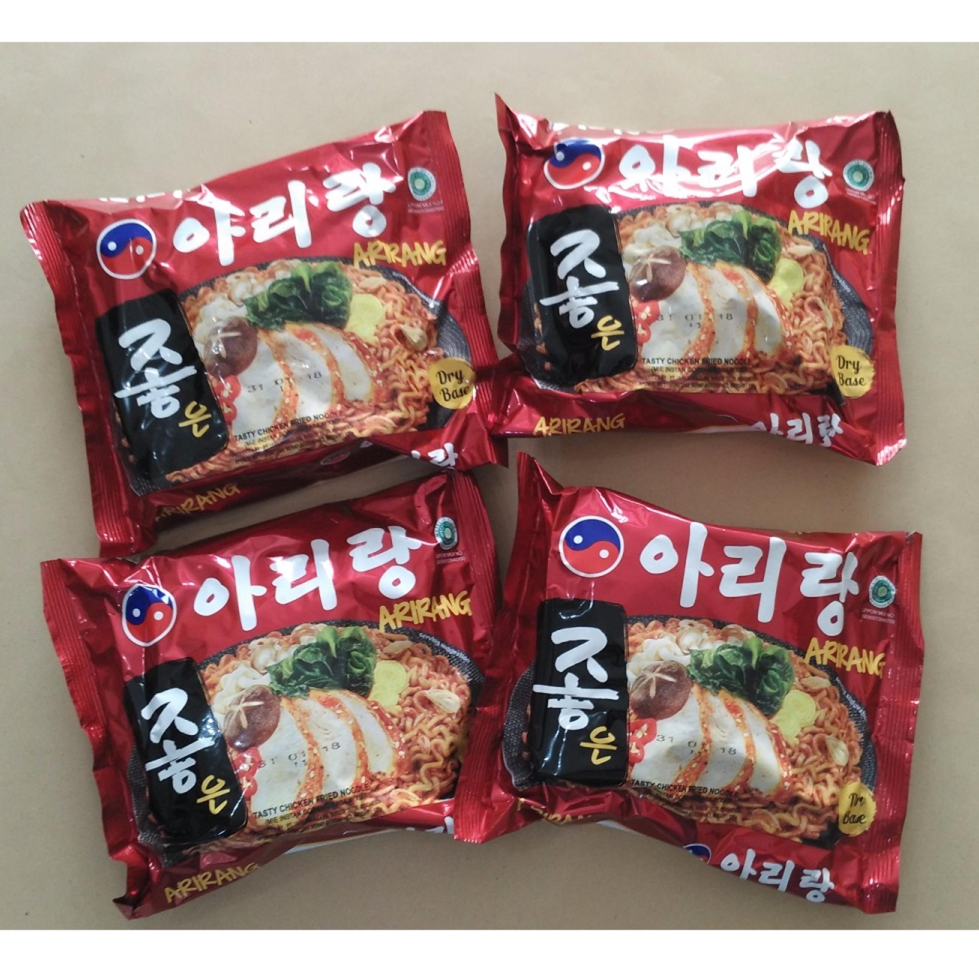 Arirang Mi Instan (4 Packs) Korea Style AYAM GURIH 100% HALAL Indonesia.MUI