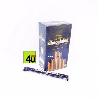 Gambar Chocolatos Dark Wafer Roll   40 pcs