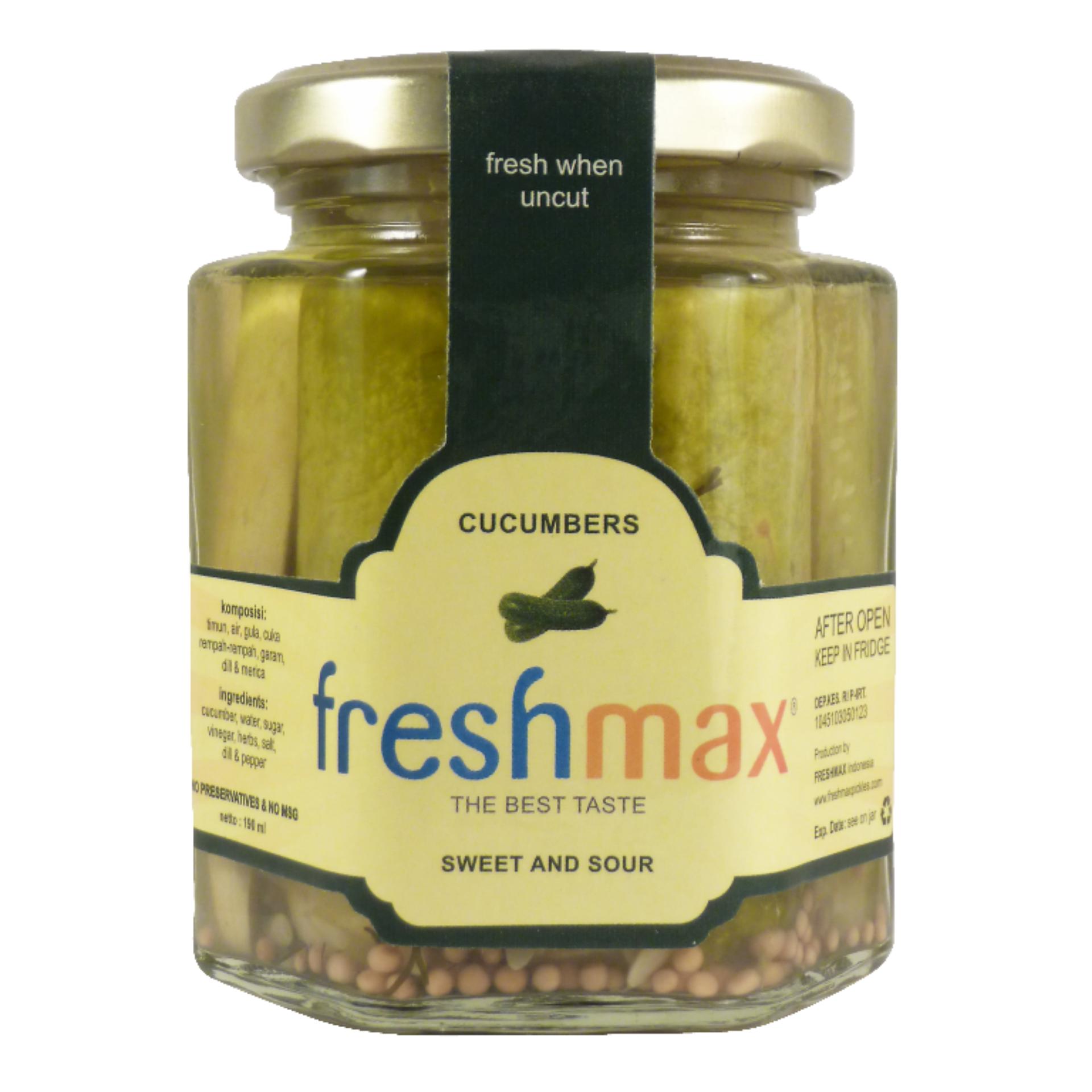 Freshmax Cucumber Sticks - 190 mL - Green