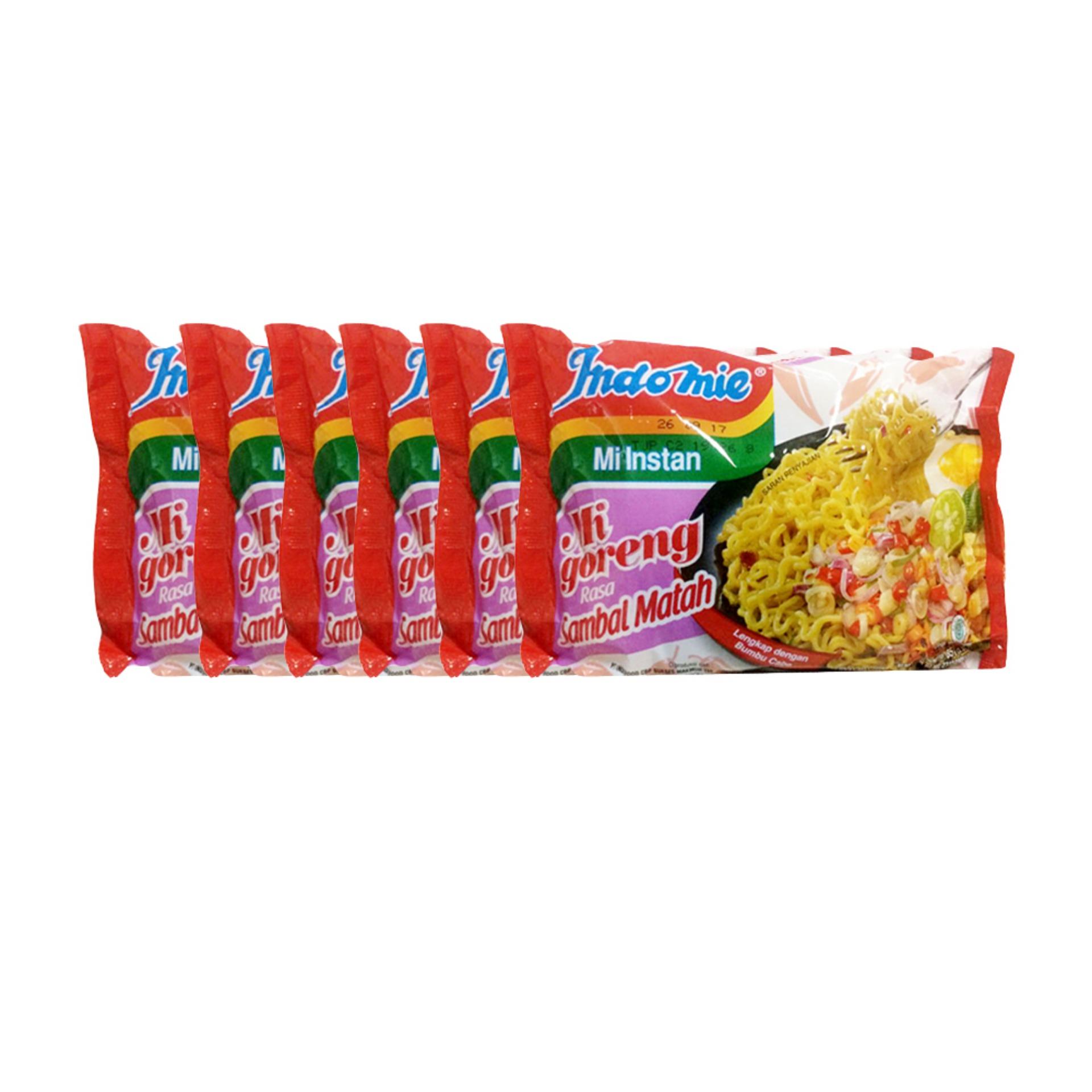 Indomie Goreng Rasa Sambal Matah 85gr Bundle 6