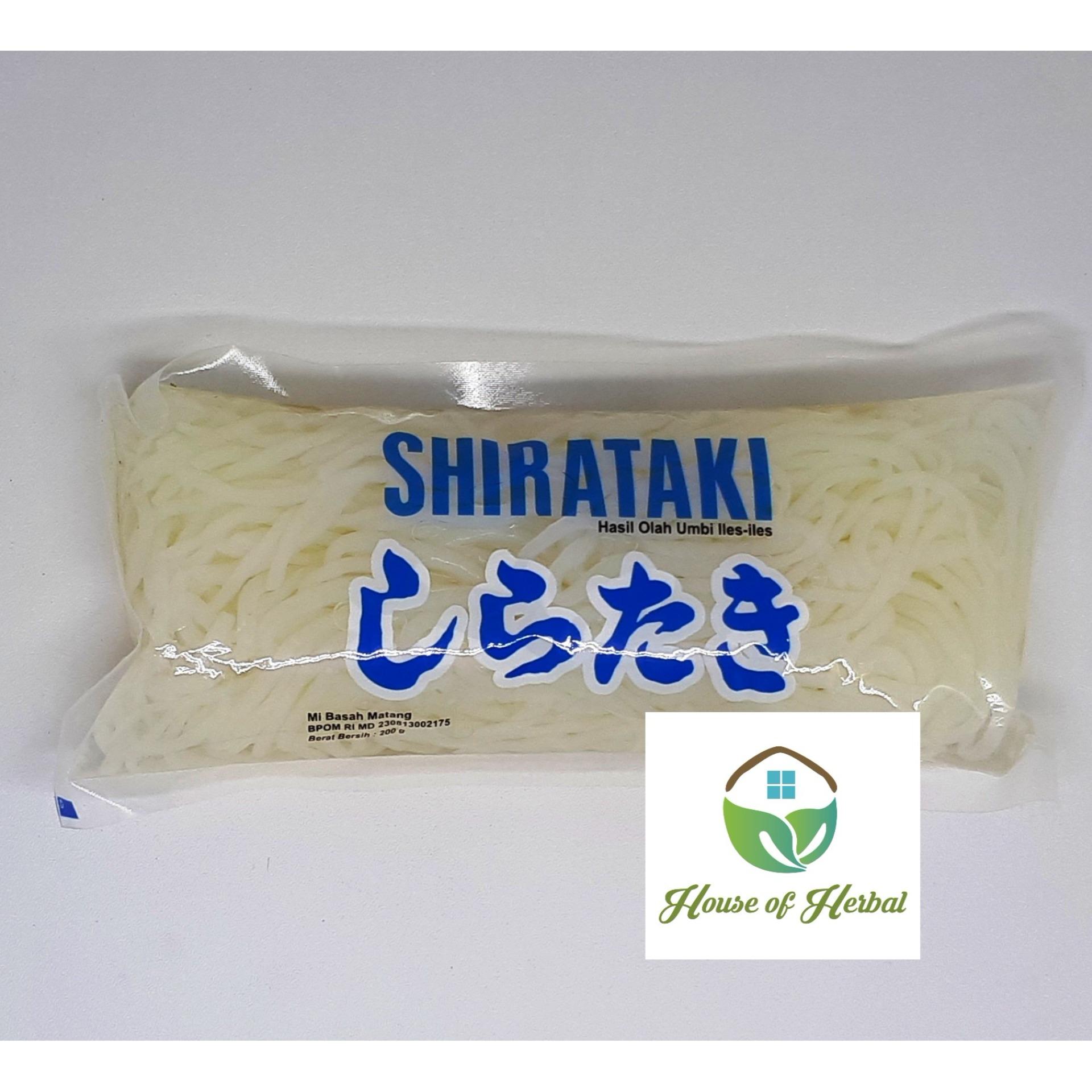 Mie Shirataki Biru - Wet Shirataki Blue Noodle 200G harga hemat 5 pcs