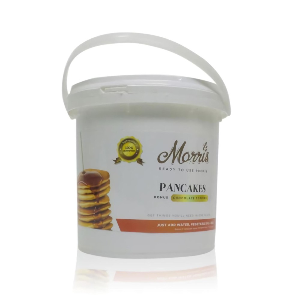 MORRIS Tepung Premiks XX-PR STEAMED BROWNIES 500 GR Ready to use Premix BPOM & MUI - Putih