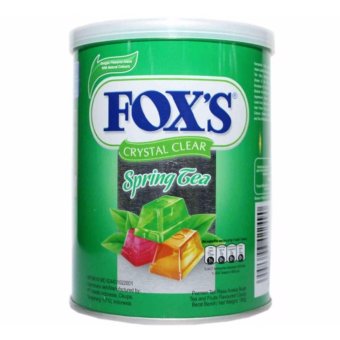 Gambar Permen Fox s Crystal Clear   Spring Tea   180g