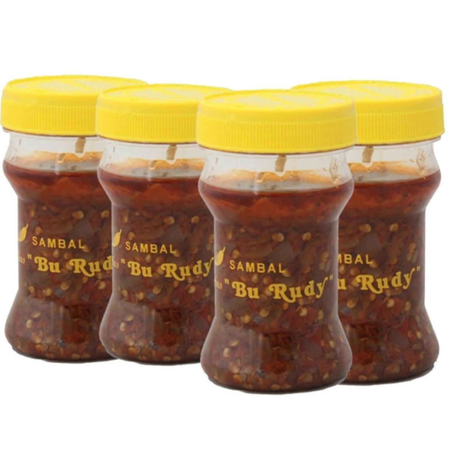 Sambal Bawang Bu Rudy Surabaya Paket isi 4 botol