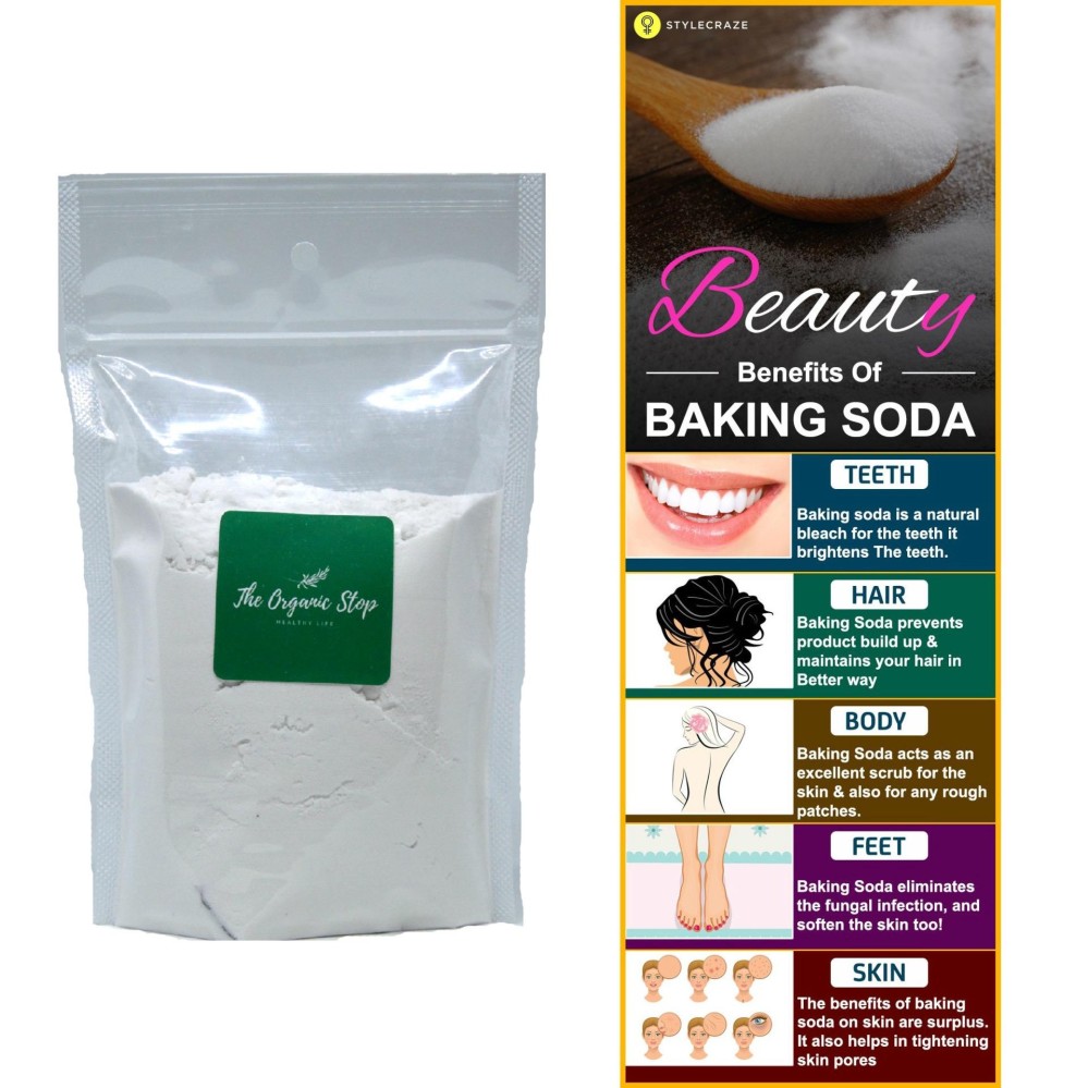 TheOrganicStop Natural Baking Soda 500 gram