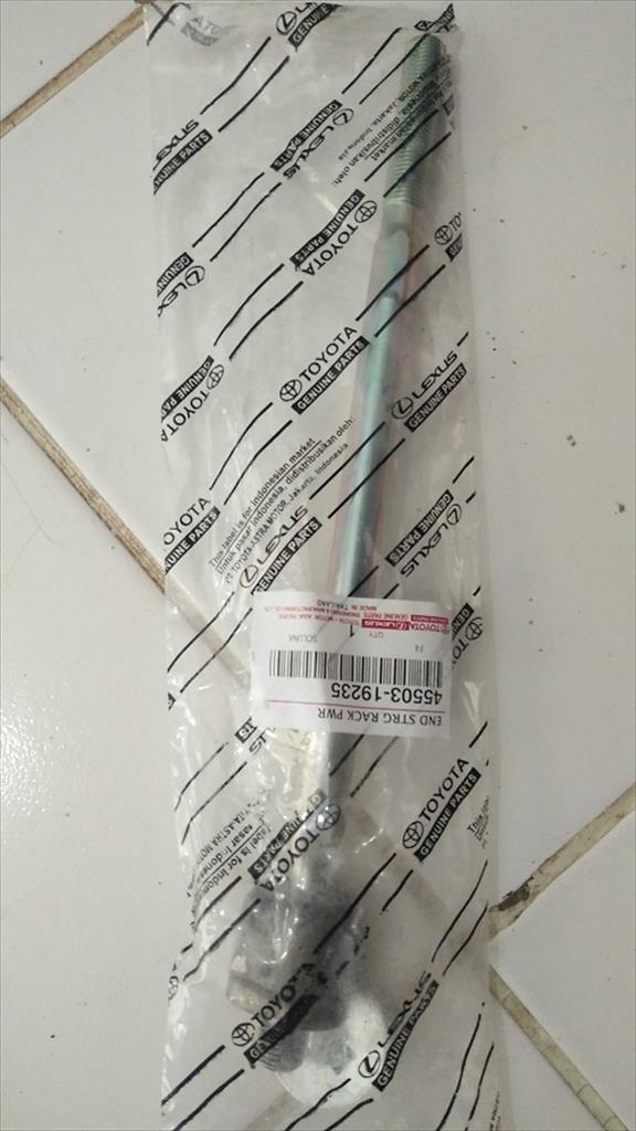 Long tie rod Toyota Soluna rack end 45503-19235 Harga  99,990 Ringgit*Penghantaran Percuma