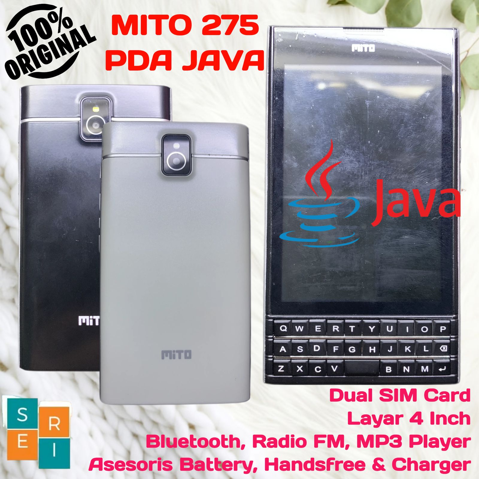 HP JAVA MITO 275 Promo Murah Cuci Gudang MP3, Bluetooth, Dual SIM, Telphone dan SMS (Tidak ada PlayStore & Tidak bisa Whatsapp) Harga 180,000 rupiah*Gratis Ongkir