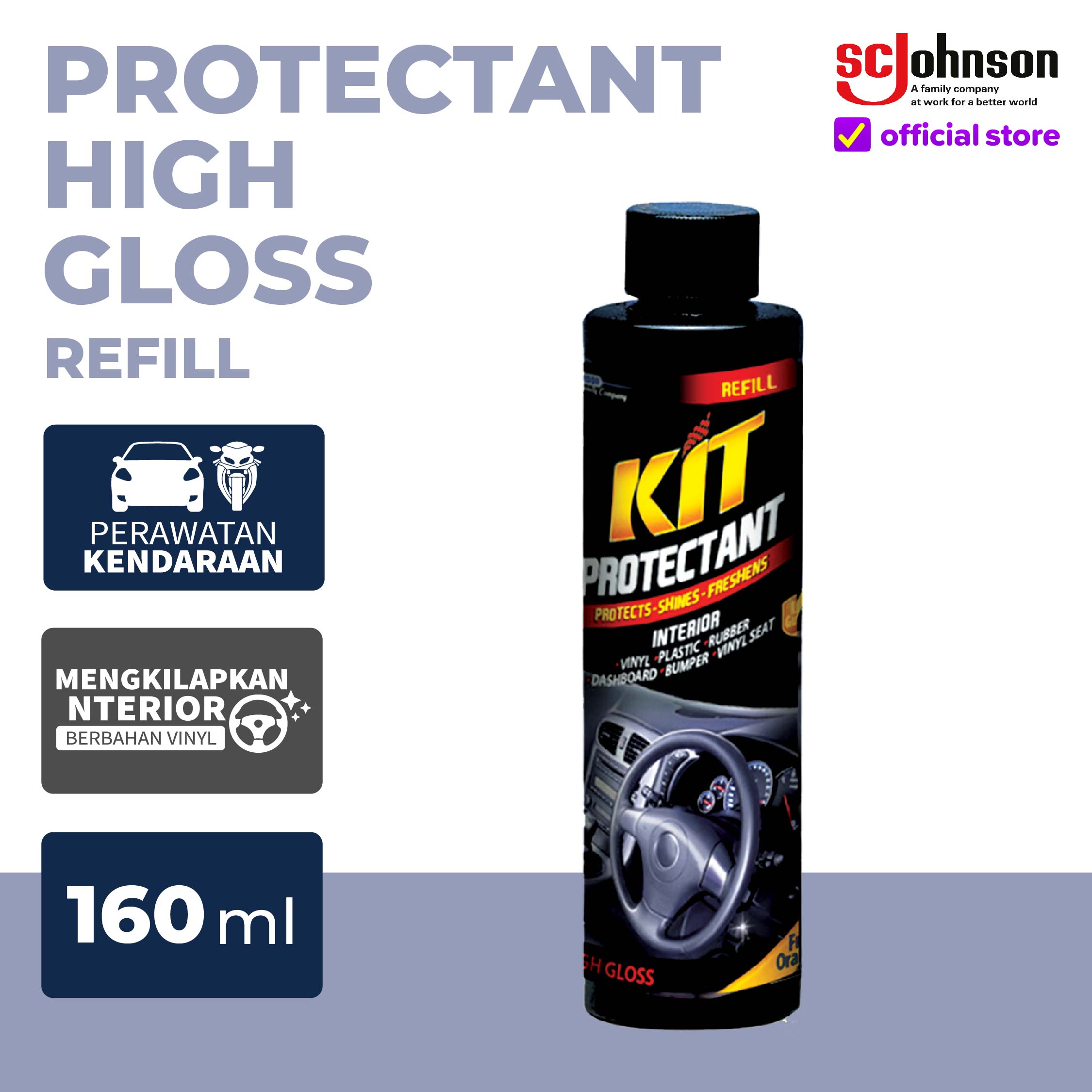 KIT Protectant High Gloss Refill 160 ml Giá 21,480 Đồng*Miễn phí vận chuyển