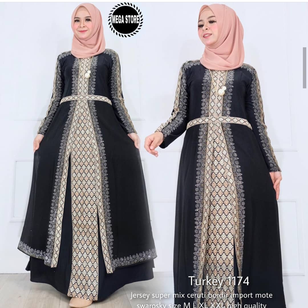 Model Baju Syari Turki Gamis Turki Cocok Sebagai Oleh