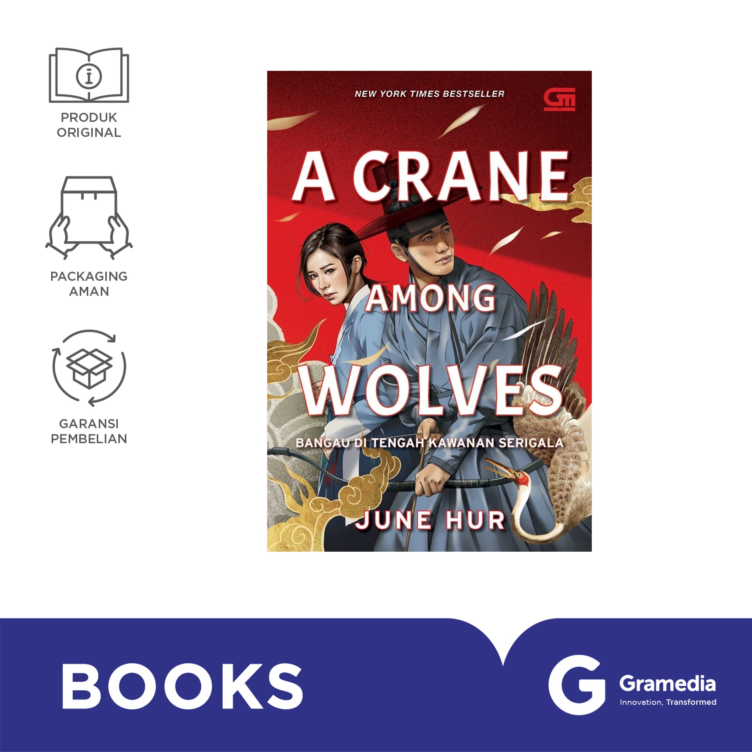 Bangau di Tengah Kawanan Serigala (A Crane Among Wolves) Harga  103,200 Ringgit*Penghantaran Percuma