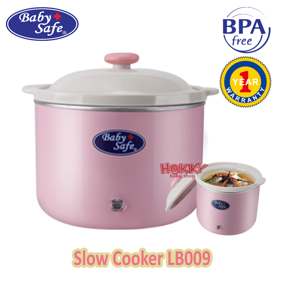 Baby Safe Slow Cooker 0.8L w/ Light Indicator - LB009 Food Maker Alat Masak Makanan Bayi MPASI