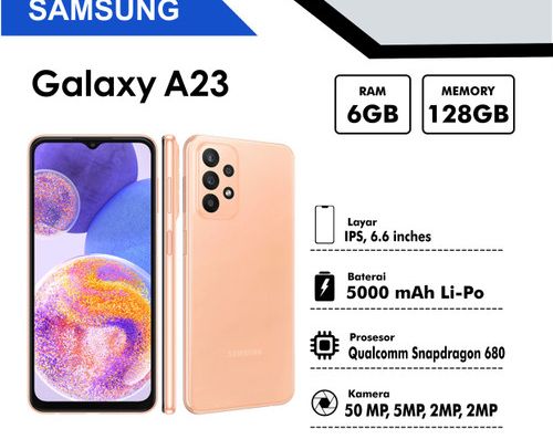 SAMSUNG GALAXY A23 Harga  2,599,000 Ringgit*Penghantaran Percuma