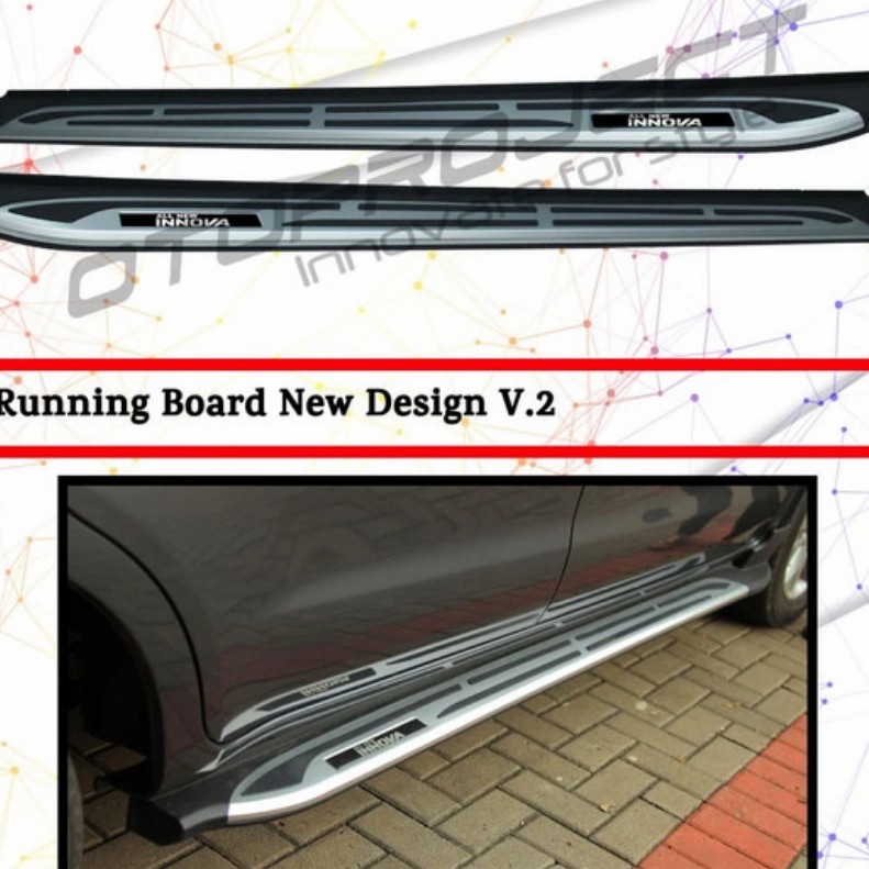 PROMO PIJAKAN KAKI MOBIL / Foot Step Otoproject - FSIOV2- Otoproject Foot Step INNOVA 16 V2- Running Bord TOYOTA INNOVA / Foot Step INNOVA + BREKET - Pijakan Kaki Samping INNOVA16 / Footstep Pijakan Kaki INNOVA / Running Board INNOVA16 - Foostep INNOVA Harga 1,850,000 rupiah*Gratis Ongkir