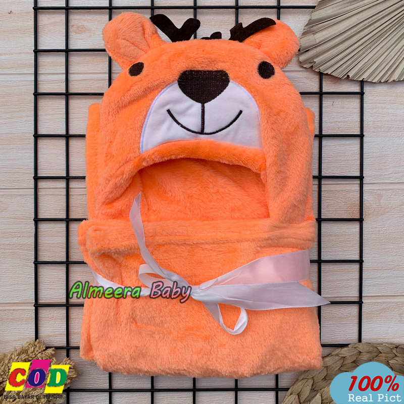 Super Lembut Selimut Bayi Karakter Selimut Bayi Tebal Ukuran 100cm x 65cm Almeera Baby and Kids