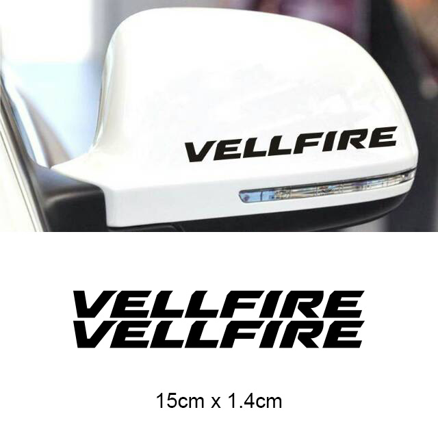 Stiker Spion Mobil Toyota Vellfire - Car Decal Sticker Harga 15,000 rupiah*Gratis Ongkir