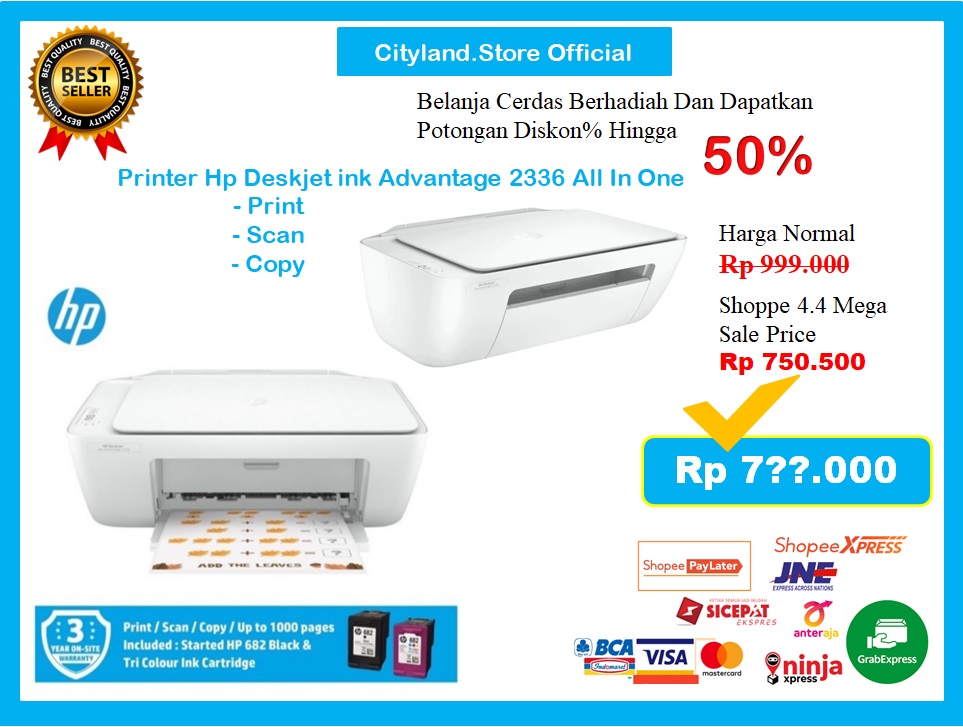 Printer HP 2336 Multifungsi Ink 