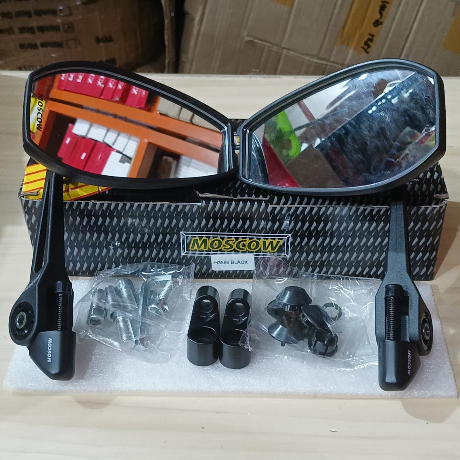 Napoleon Batman Full Cnc Rear View Mirrors Napoleon Fairing Mirrors Motorcycle Mirrors Universal Variations Stylo Vixion Nmax Pcx Aerox Vario Lexy Beat Mio Vespa Etc Harga 107,325 rupiah*Gratis Ongkir