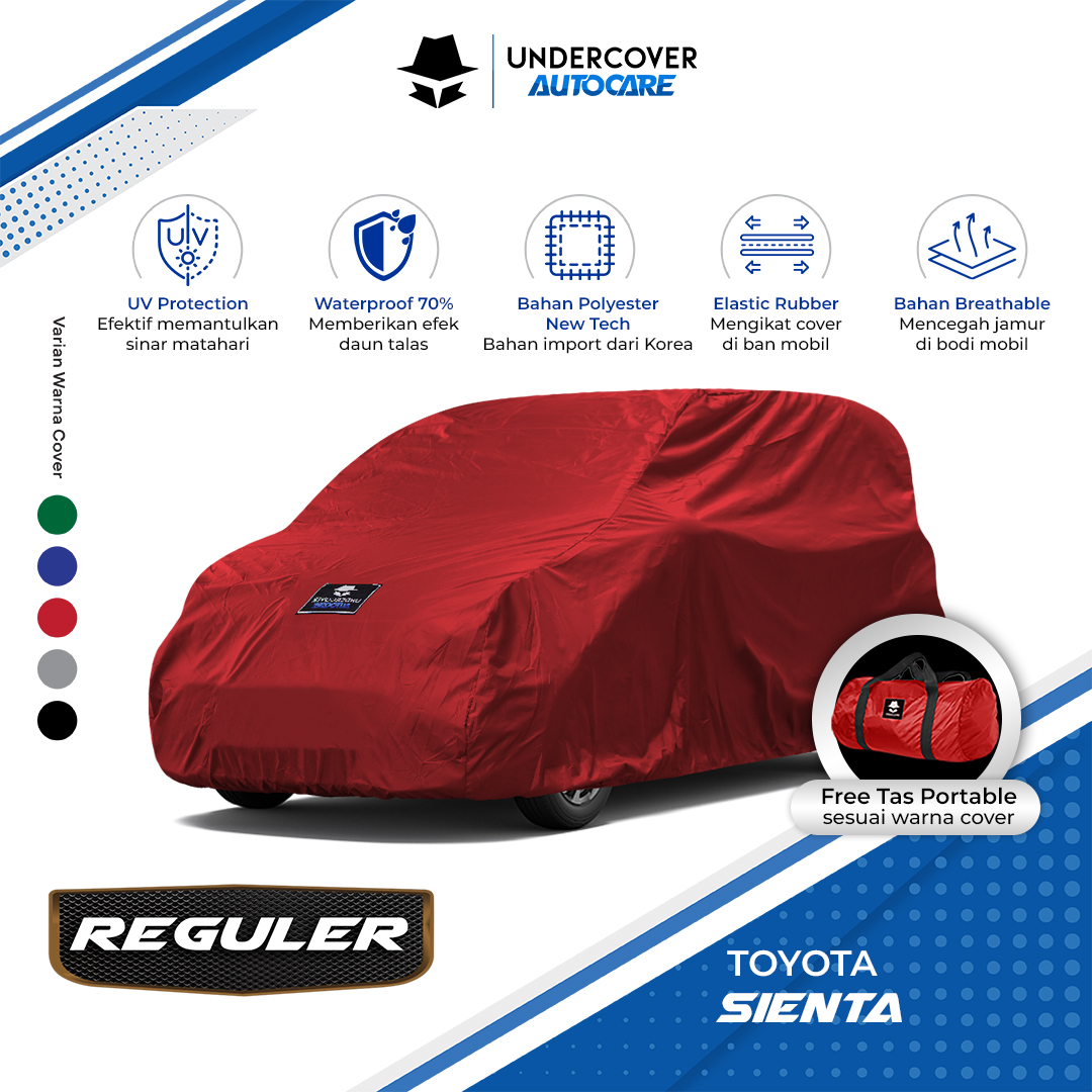 Undercover Autocare - Cover Mobil Toyota Sienta Reguler Harga 296,000 rupiah*Gratis Ongkir