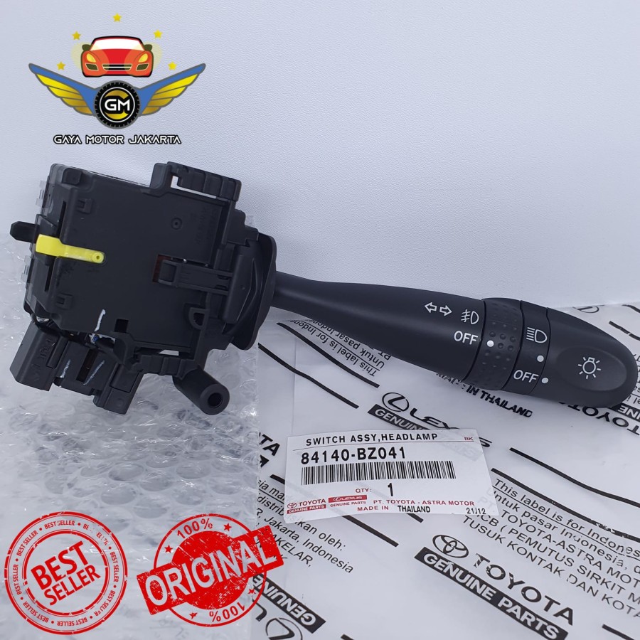 Saklar Switch Headlamp dan Foglamp Avanza-Rush-Xenia 84140-BZ041 ORI Harga 470,000 rupiah*Gratis Ongkir