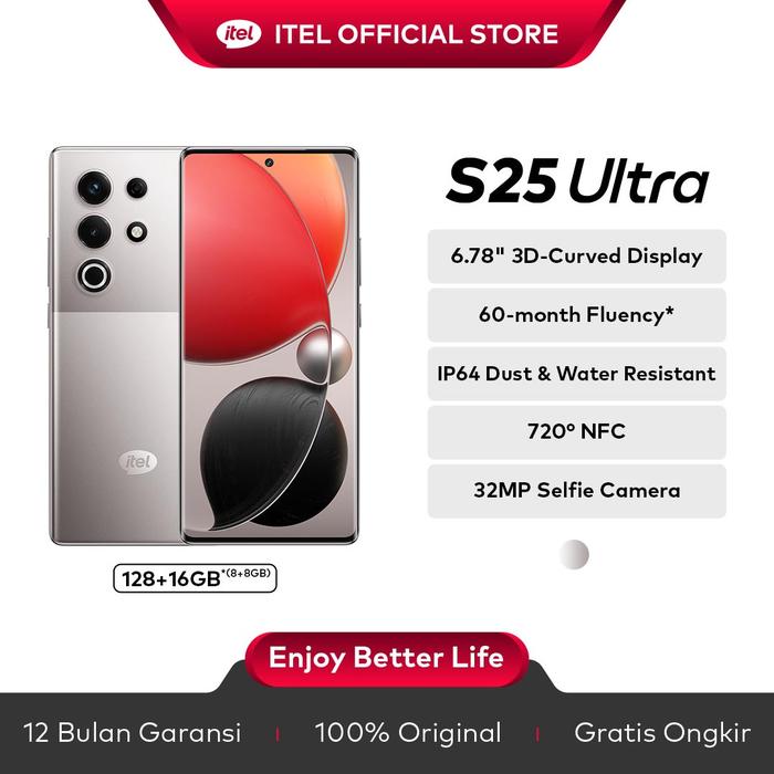 Cheap Itel S25 Ultra [8/128Gb and 8/256 Gb] Official Guarantee from Itel Indonesia - Giá 1,950,000 Đồng*Miễn phí vận chuyển