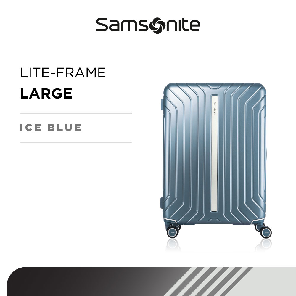 Lazada Indonesia - Samsonite Koper Hardcase Lite-Frame Large 28 Inch – Ice Blue