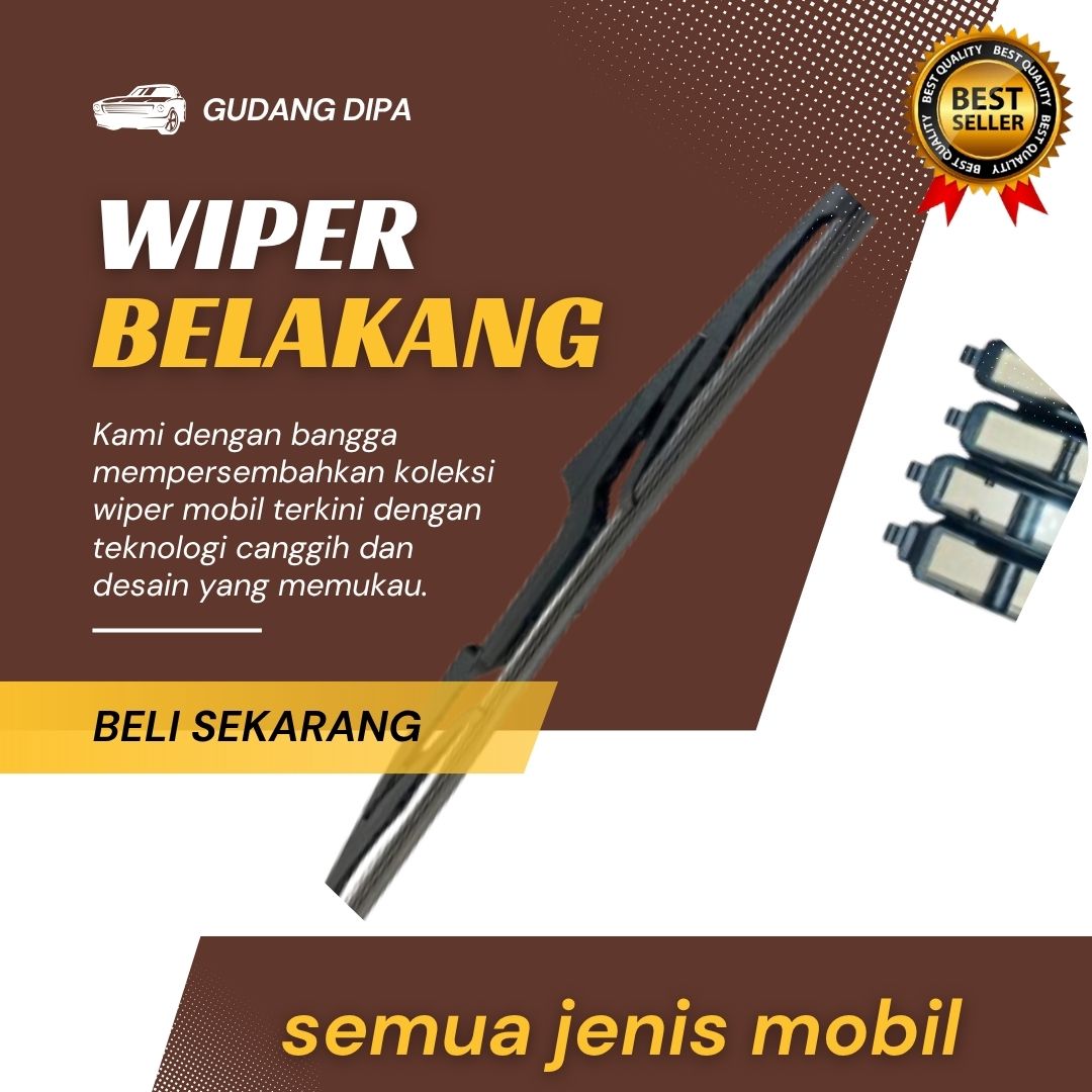 Universal Rear Wiper for All Types of Cars - Back Rear Car Wiper Universal Harga 53,100 rupiah*Gratis Ongkir