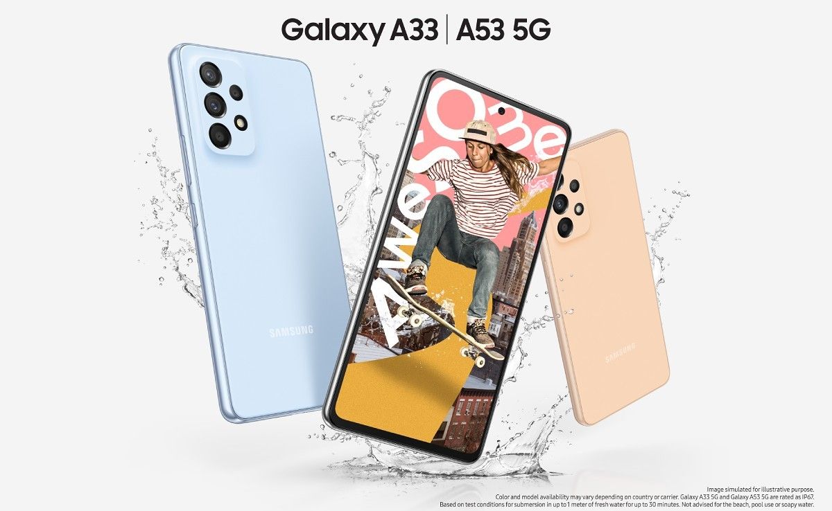 SAMSUNG GALAXY A33 5G RAM 8 free adpter 25w Harga  4,249,000 Ringgit*Penghantaran Percuma