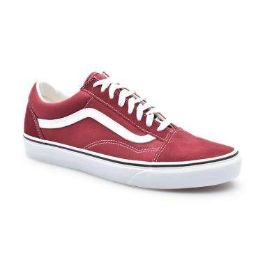 @pusat sepatu sneakers- Sepatu Vans Old Skool Premium Merah / Maroon Sepatu sekolah kuliaih sepatu Sneaker Pria Wanita Unisex Kasual