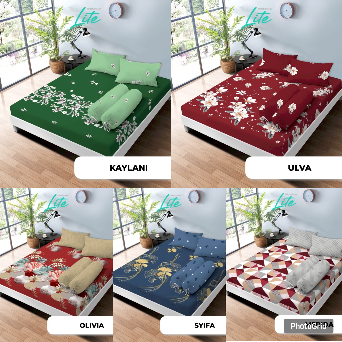 [Clearance] kintakun bed sheet Lite King 180x200cm Harga  79,900 rupiah*Gratis Ongkir
