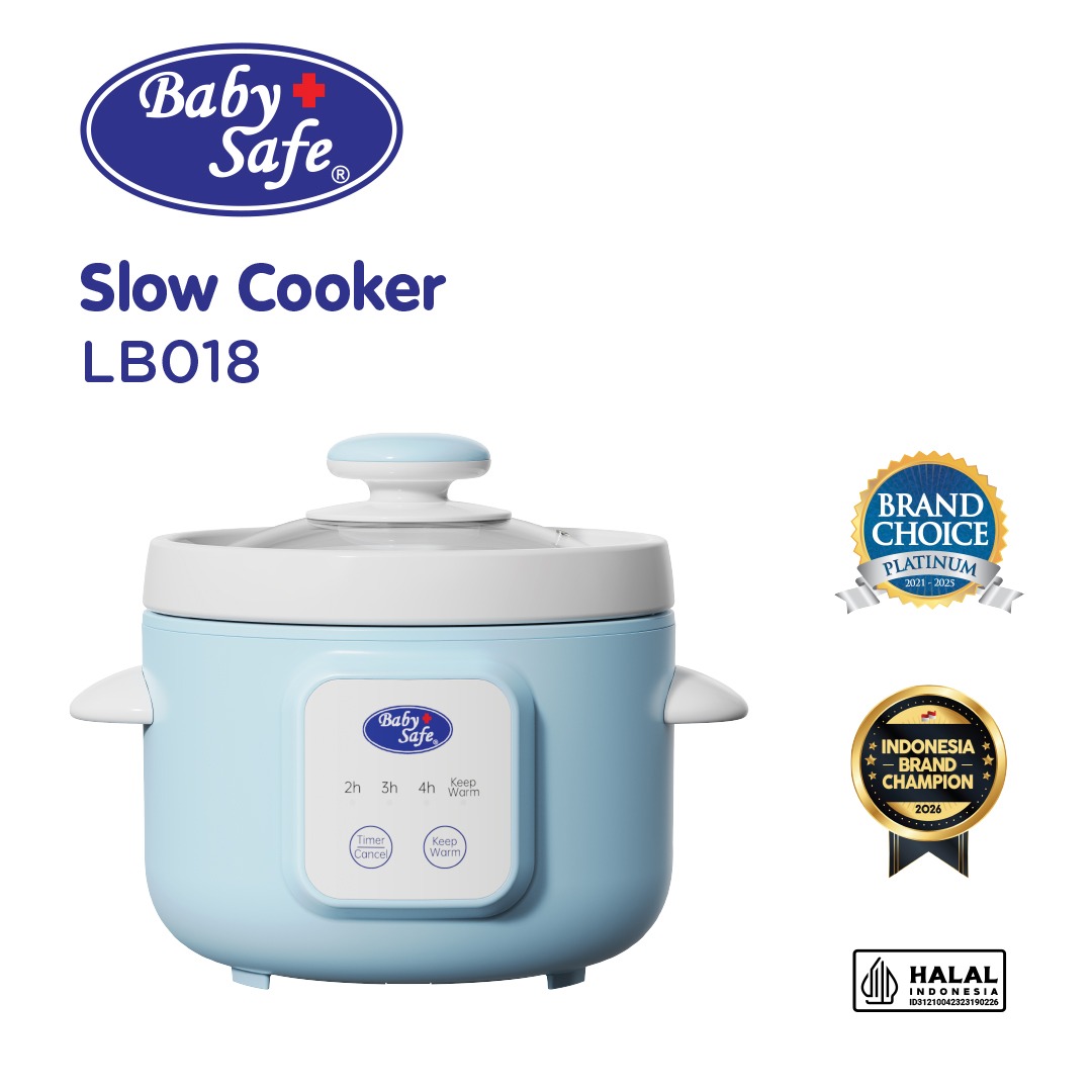 Baby Safe Slow Cooker Lb018 1.2L - Auto Keep Warm Cooker