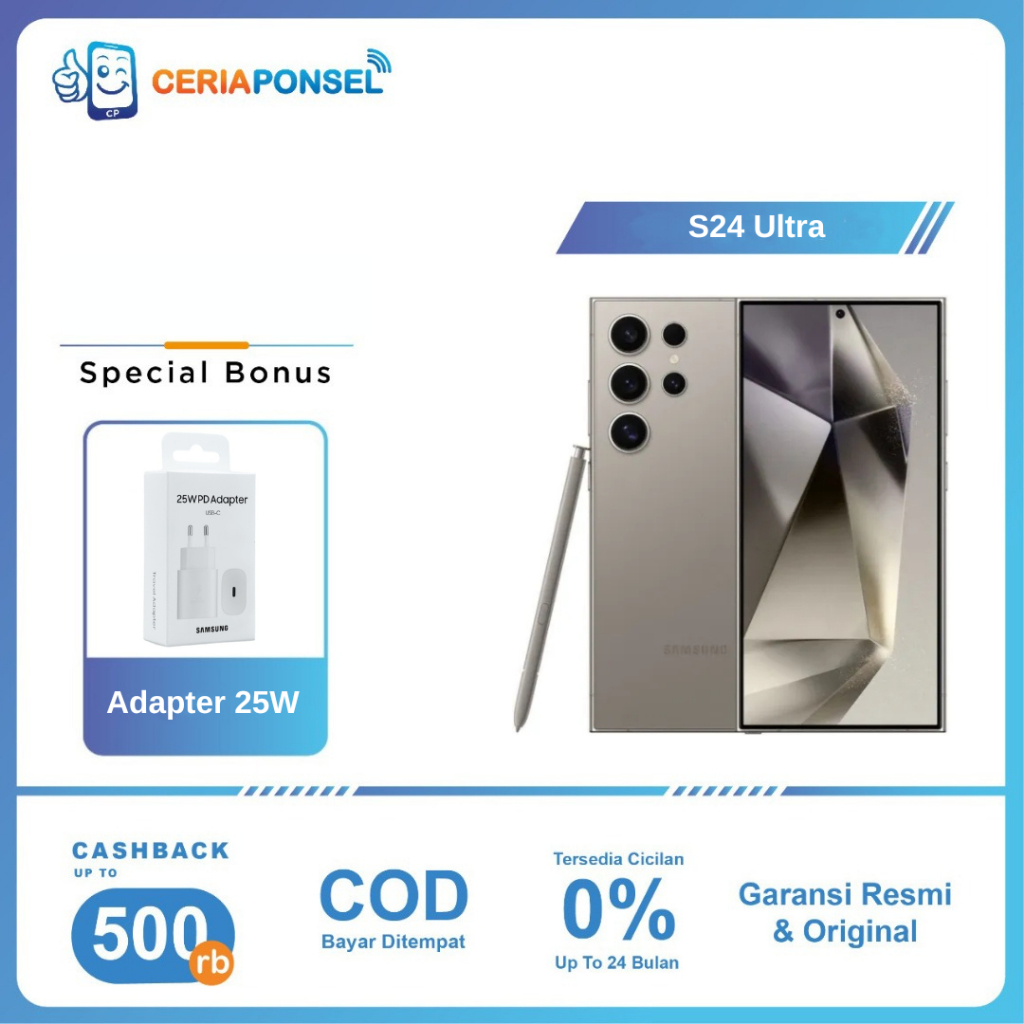 Samsung Galaxy S24 Ultra 5G AI Smartphone 12/256GB |12/512GB | 12/1TB Harga  12,007,000 Ringgit*Penghantaran Percuma