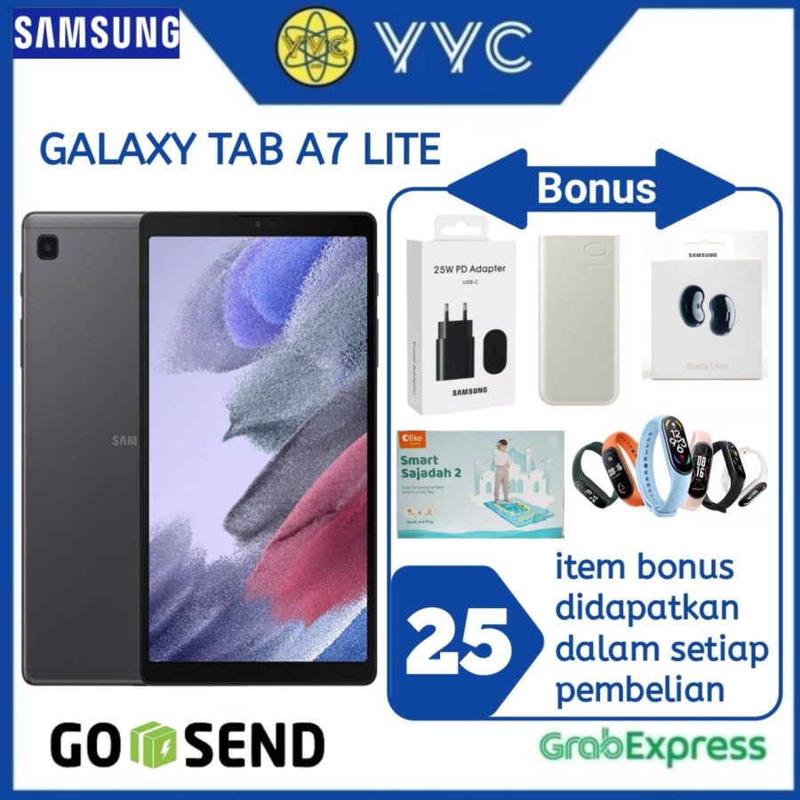 Samsung Galaxy Tab A7 Lite Ram 3/32GB [32GB internal 3GB RAM]-official warranty Harga  2,349,000 Ringgit*Penghantaran Percuma