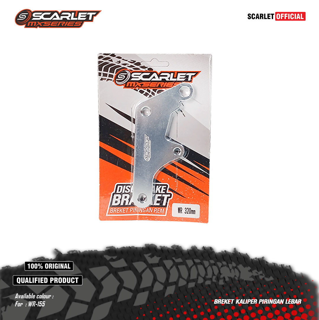 Scarlet Racing - Wr-155 Cnc Disc Brake Bracket Harga 100,000 rupiah*Gratis Ongkir