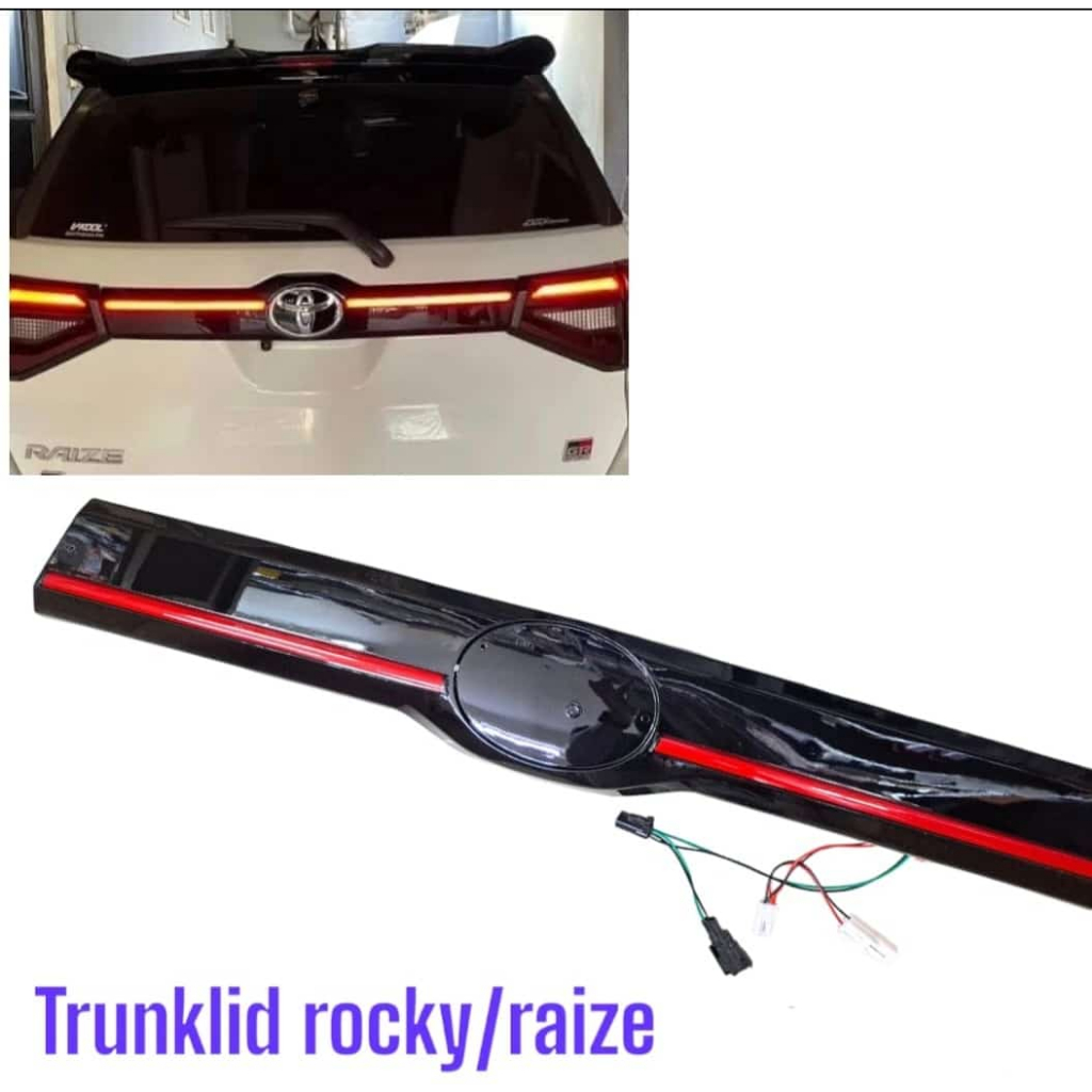 Raize Rocky car 2 functions LED rear trunk lid Harga 1,350,000 Ringgit*Penghantaran Percuma