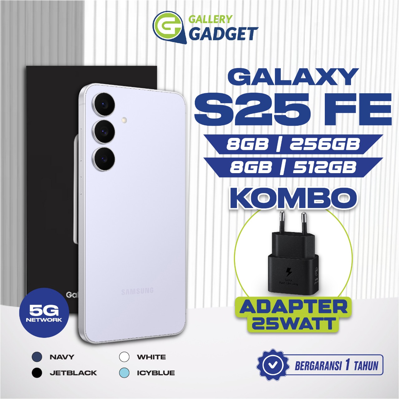 Sam Sung Galaxy S25 Fe 5g 8/256 8/512 Gb 8Gb 256Gb 512Gb Ai Smartphone Android Phone Harga  9,999,000 Ringgit*Penghantaran Percuma