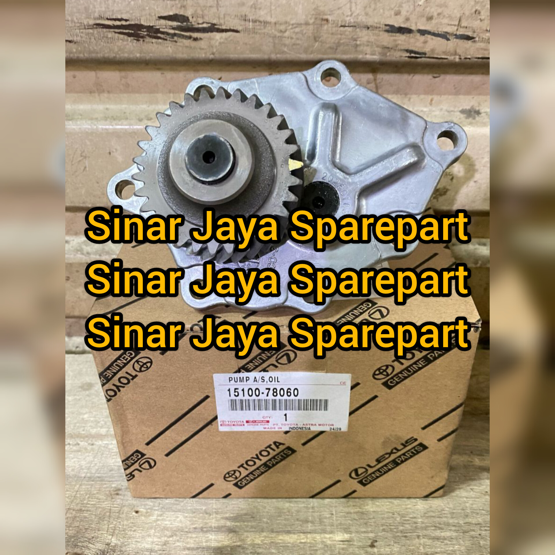 Toyota Dyna 110et 110ft 110st Hino Dutro 110hd 110md 110ld 110sd 110sdl original 15100-78051/15100-78060/15110-e0280 oil pump or oil pump Harga 1,950,000 rupiah*Gratis Ongkir
