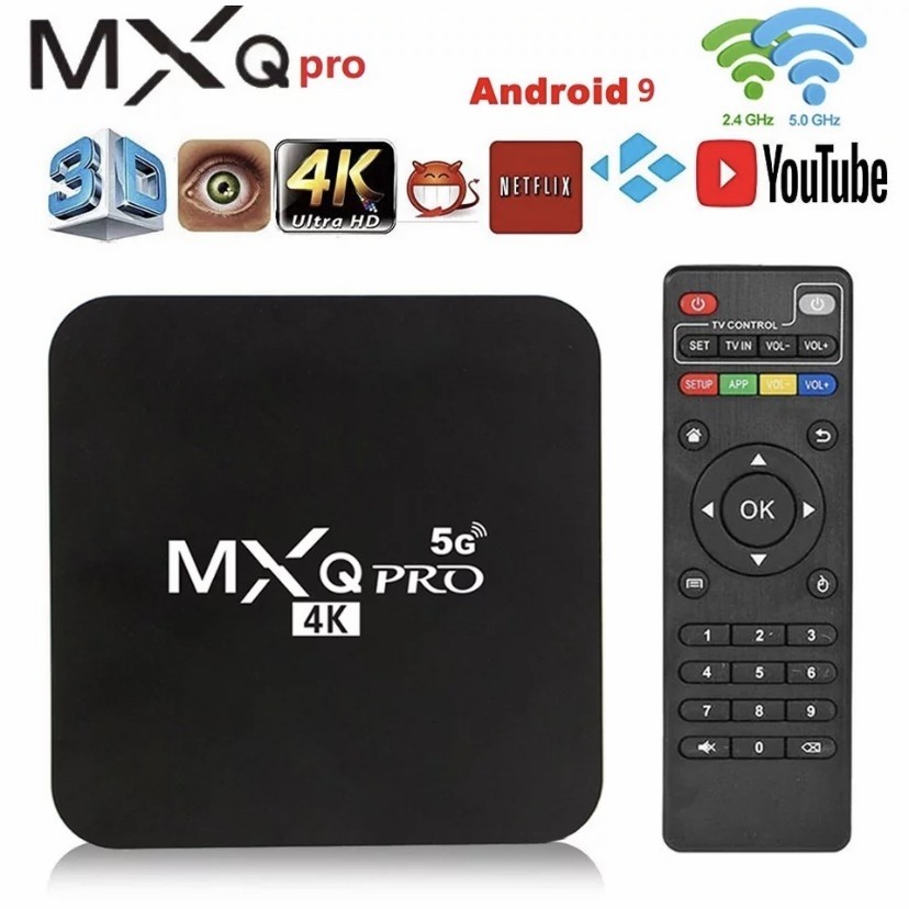Android Tv Box Mxq Pro 4K Ram 2Gb / Ram 4Gb / Ram 8Gb - Tv Box Androidsys Harga 182,000 rupiah*Gratis Ongkir