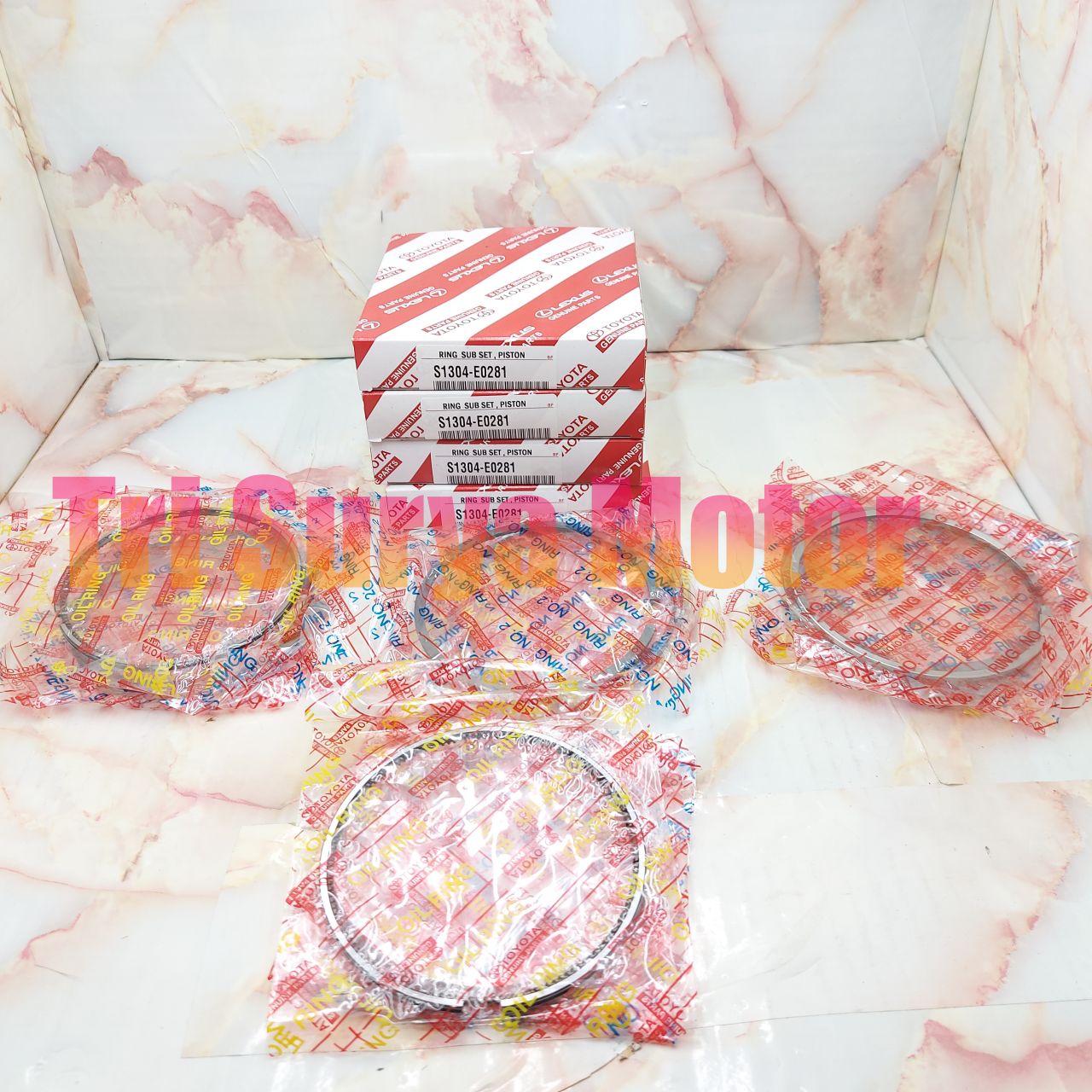 RING PISTON RING SEHER RING SEKER SET DYNA HT130 HINO DUTRO STD 1SET ORI Harga 525,000 rupiah*Gratis Ongkir