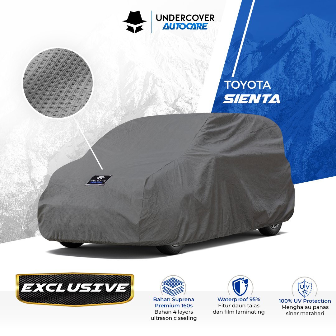 Undercover Autocare - Cover Mobil Toyota Sienta Exclusive Harga 1,158,000 rupiah*Gratis Ongkir