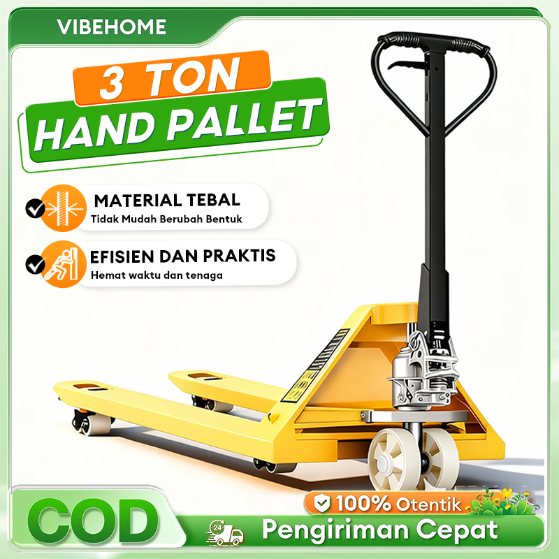 Vibehome Hand Pallet Jack / Manual Forklift 2 Ton-Easy to Use-Large Lifting Capacity - Merek REAIM Harga 2,670,000 rupiah*Gratis Ongkir